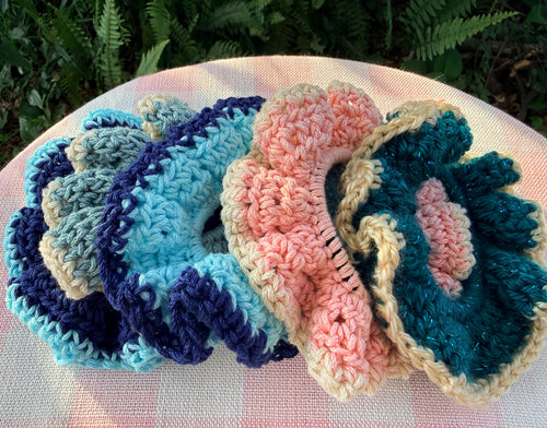 Baby Blue Scrunchie