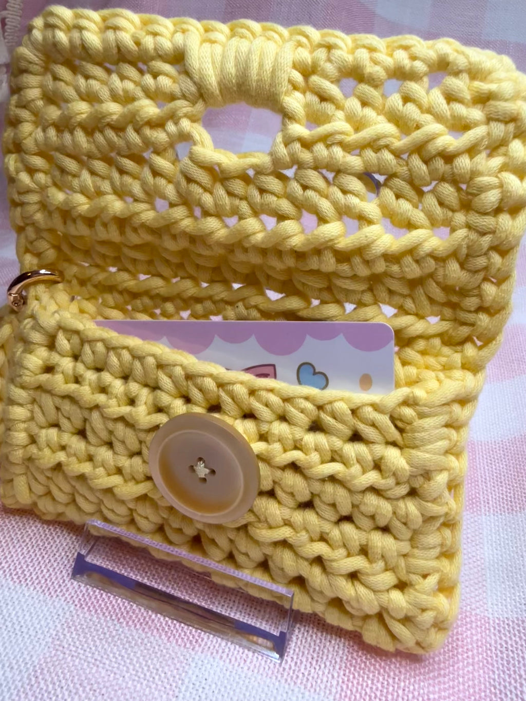 Yellow Wrist Wallet
