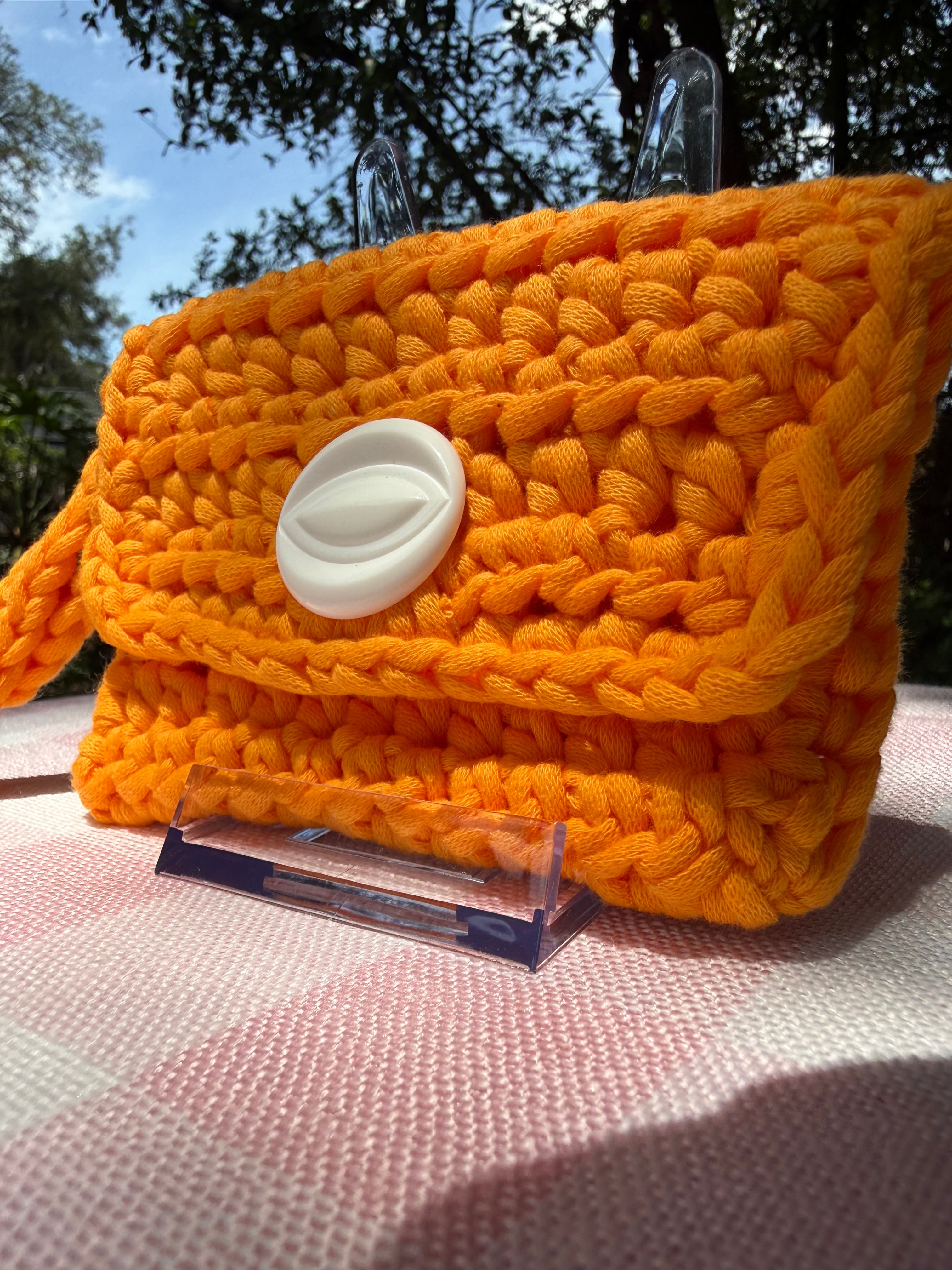 Orange Wrist Wallet