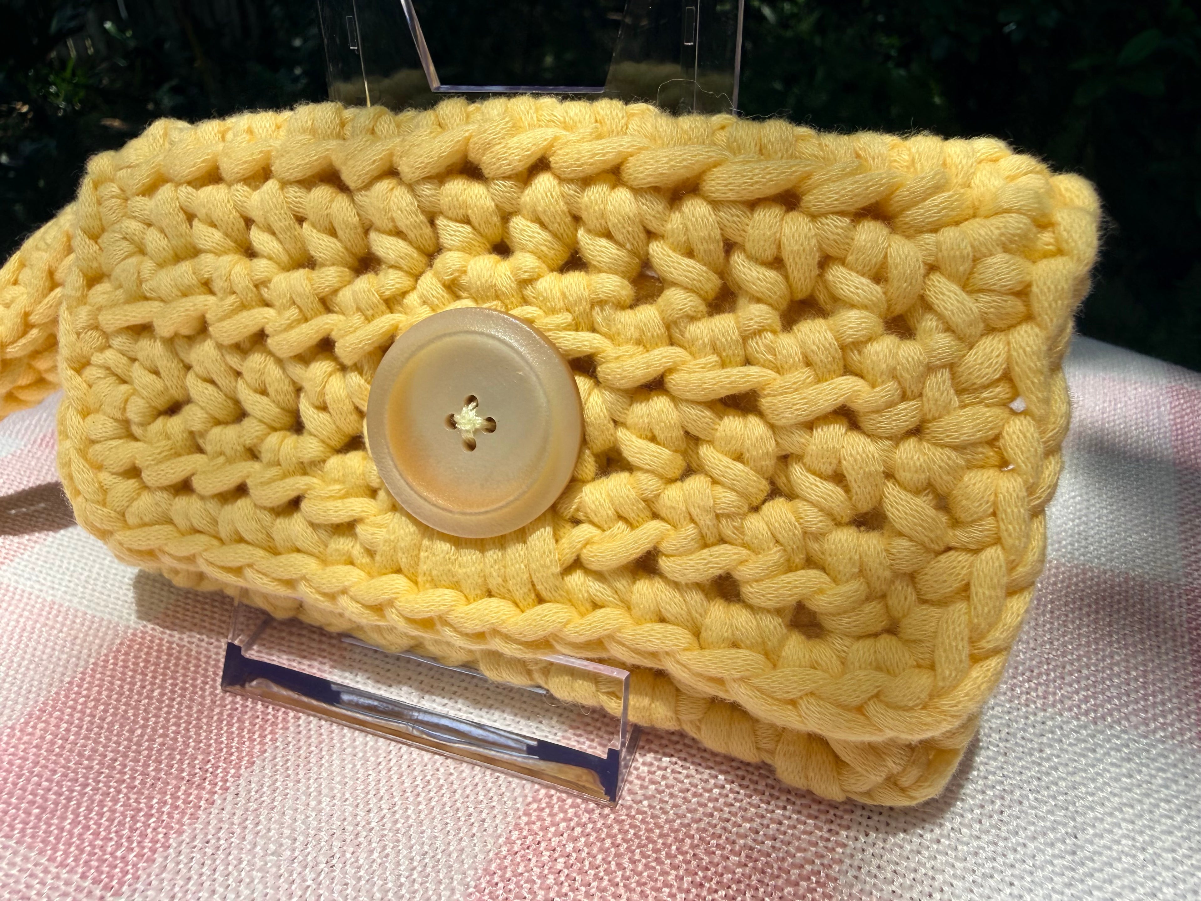 Yellow Wrist Wallet
