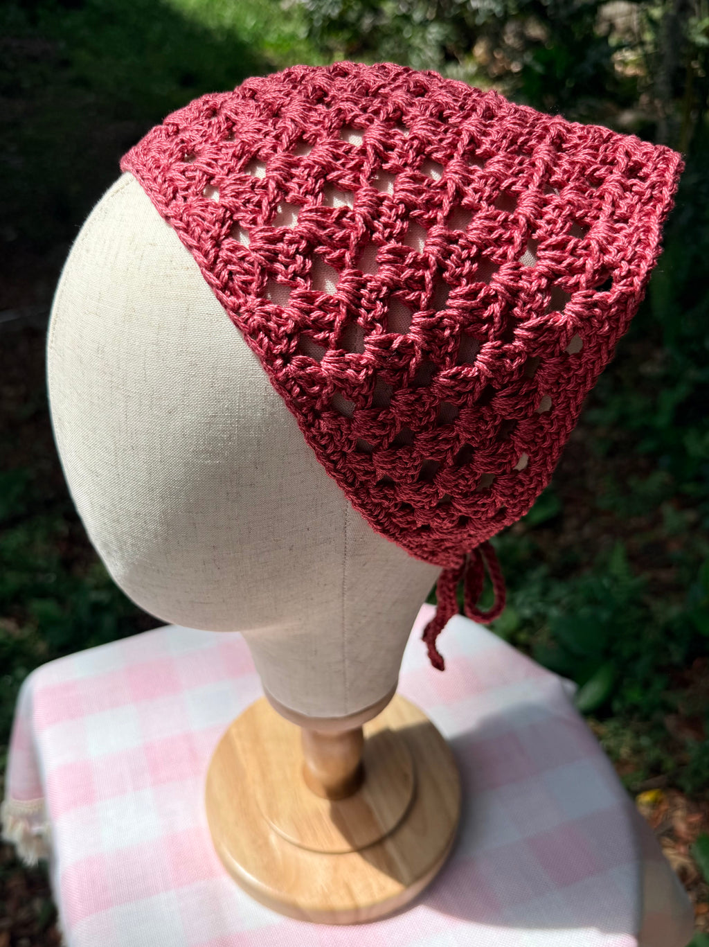 Burgundy Bandana
