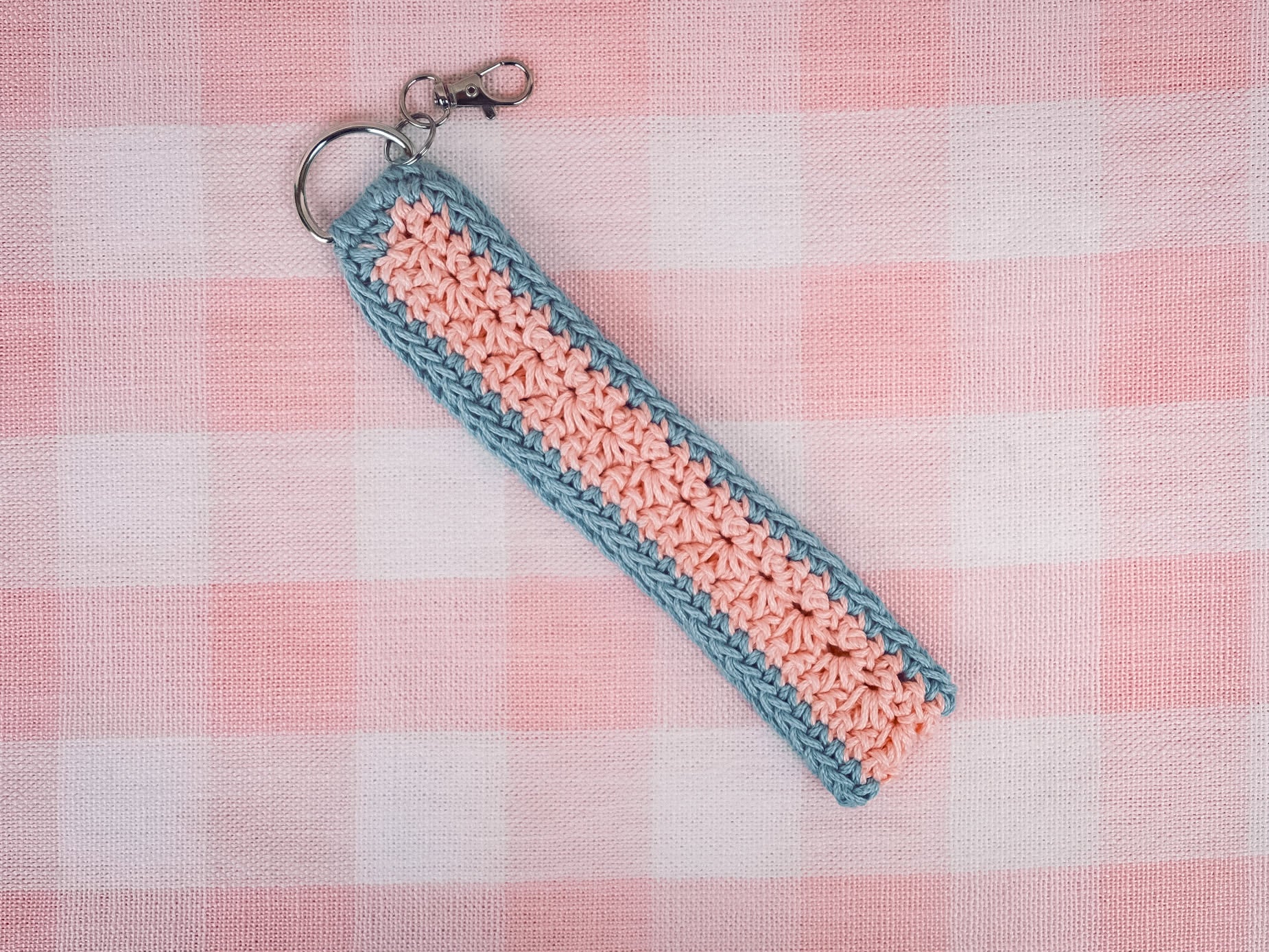 Sky Blush Wristlet