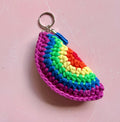 Rainbow Slice Keychain