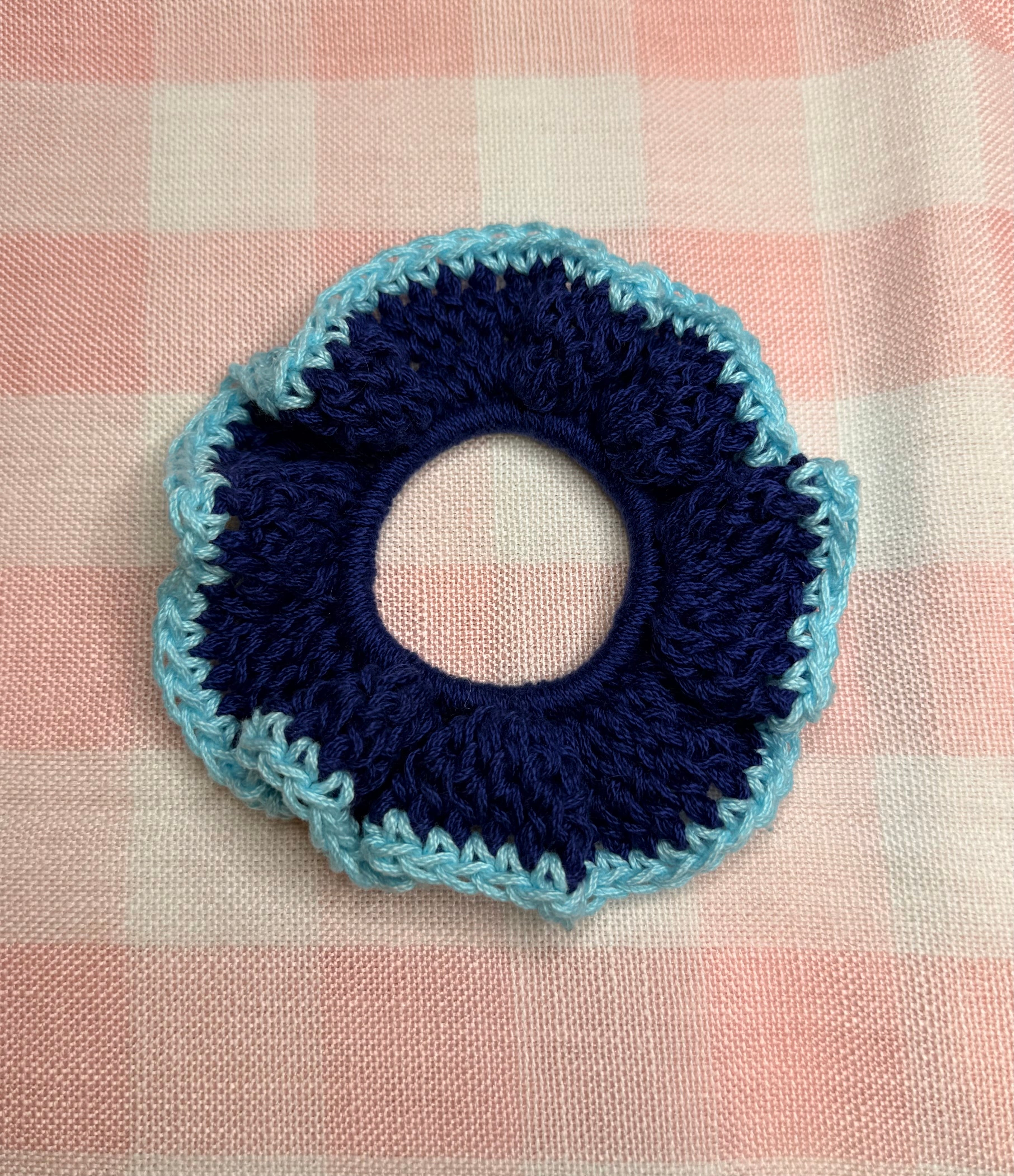 Dark Blue Scrunchie
