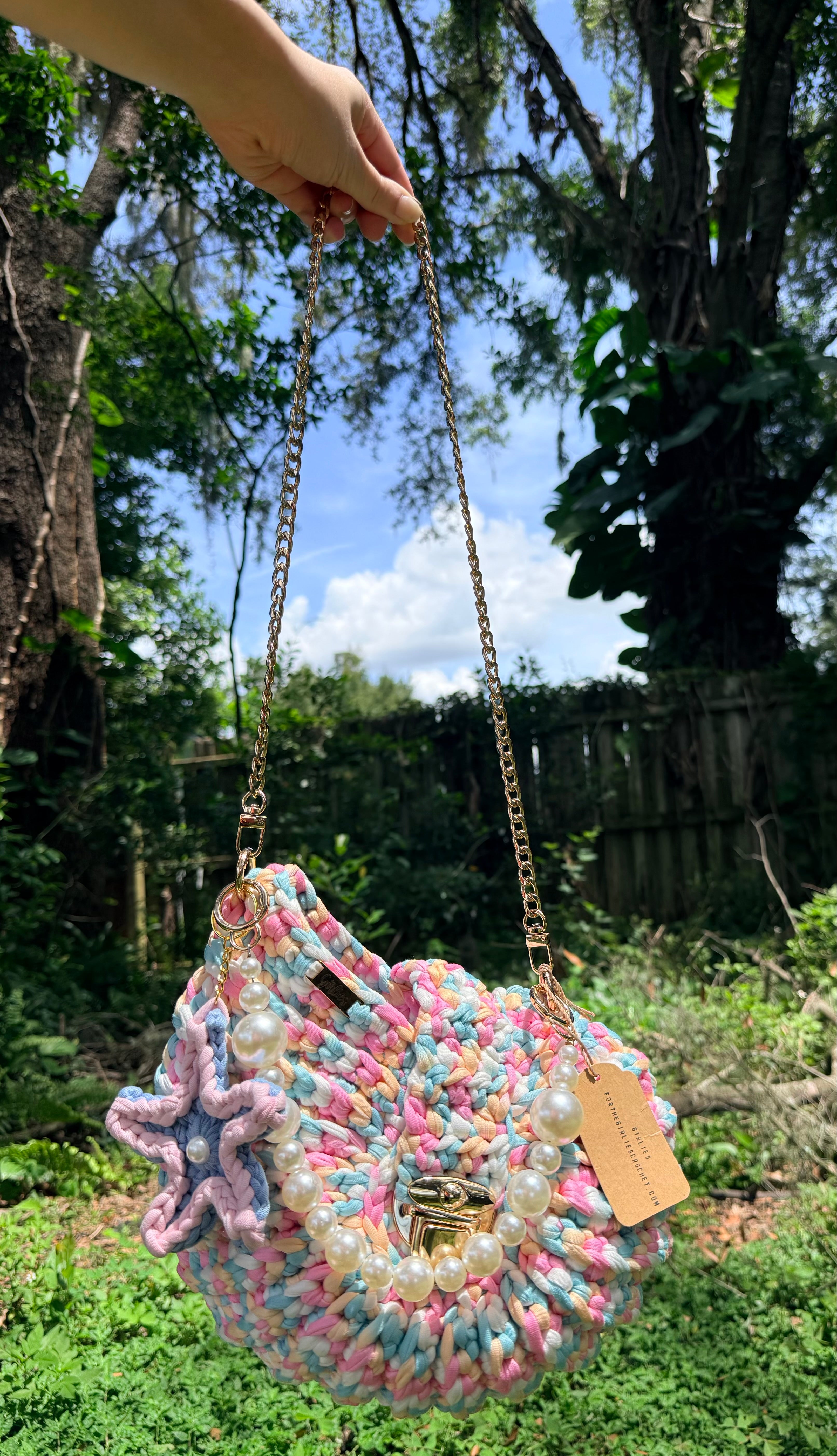 Pastel Shell Bag