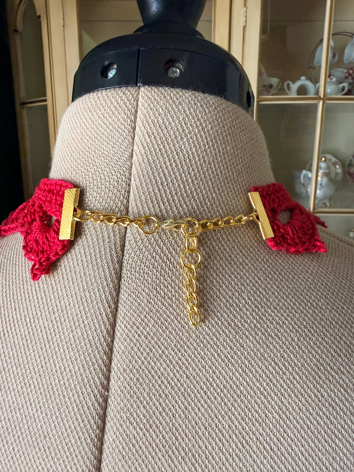 Charming Red Choker