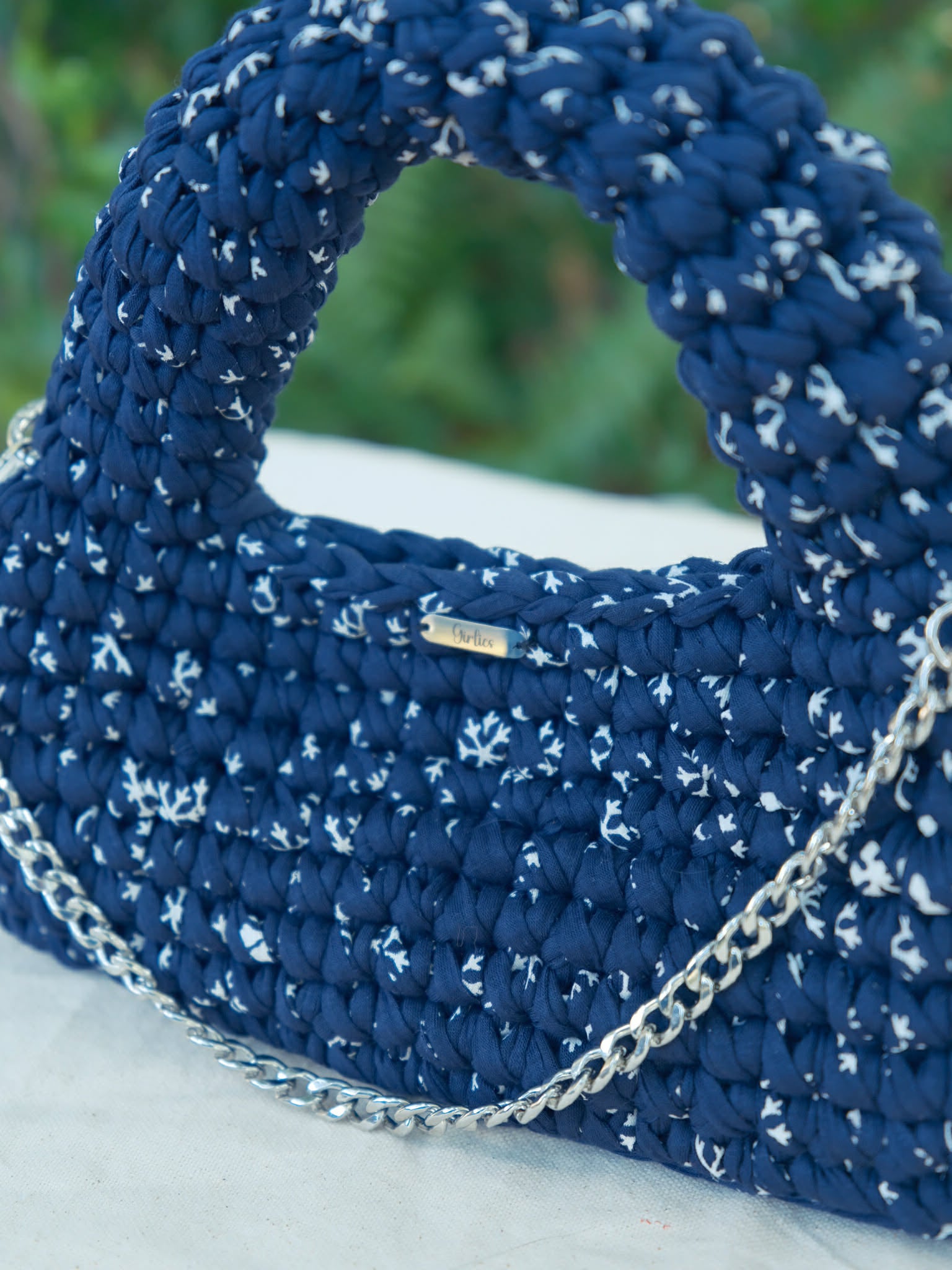 Midnight Snowfall Handbag