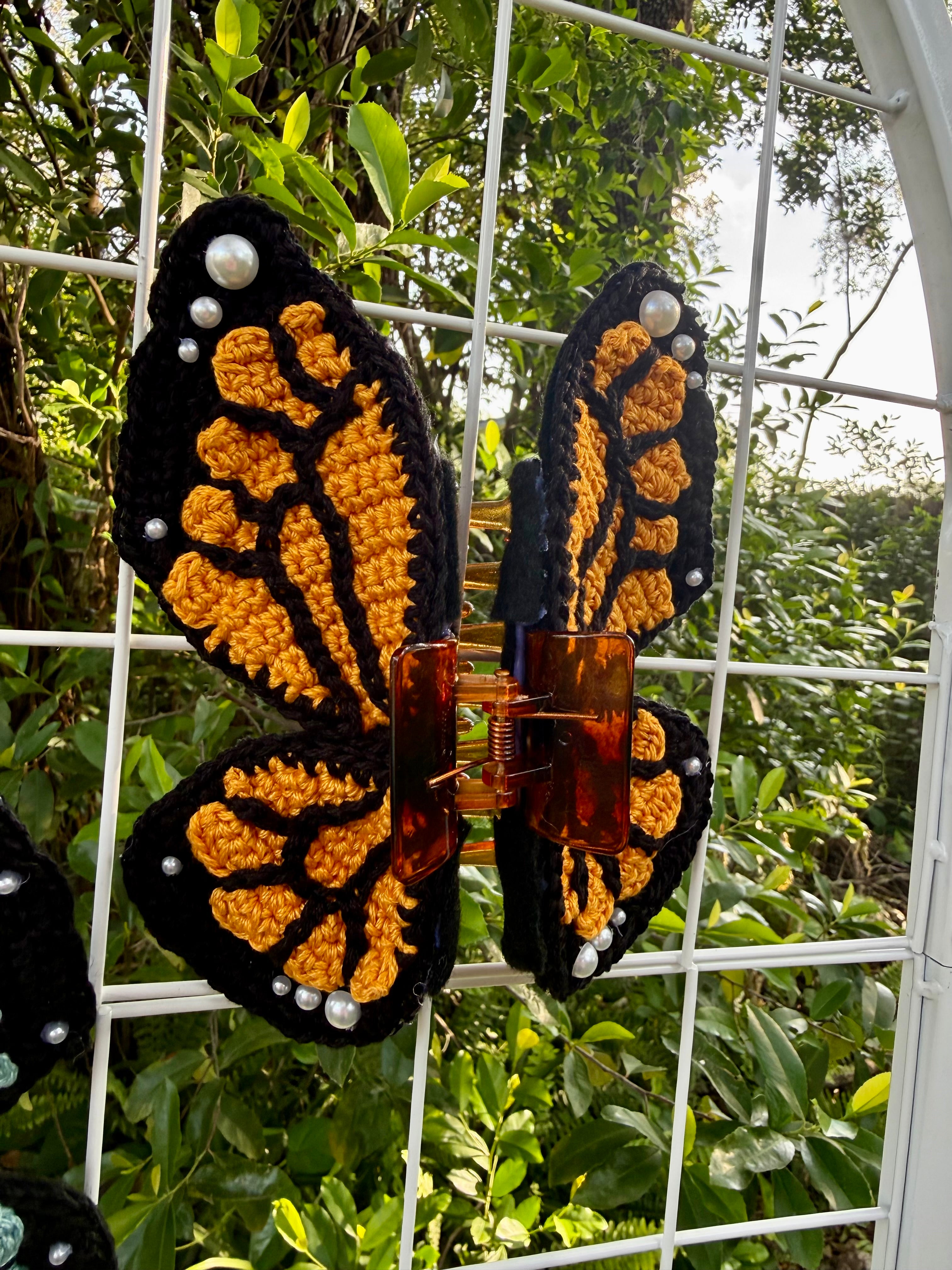 Butterfly Hair Claw Clip