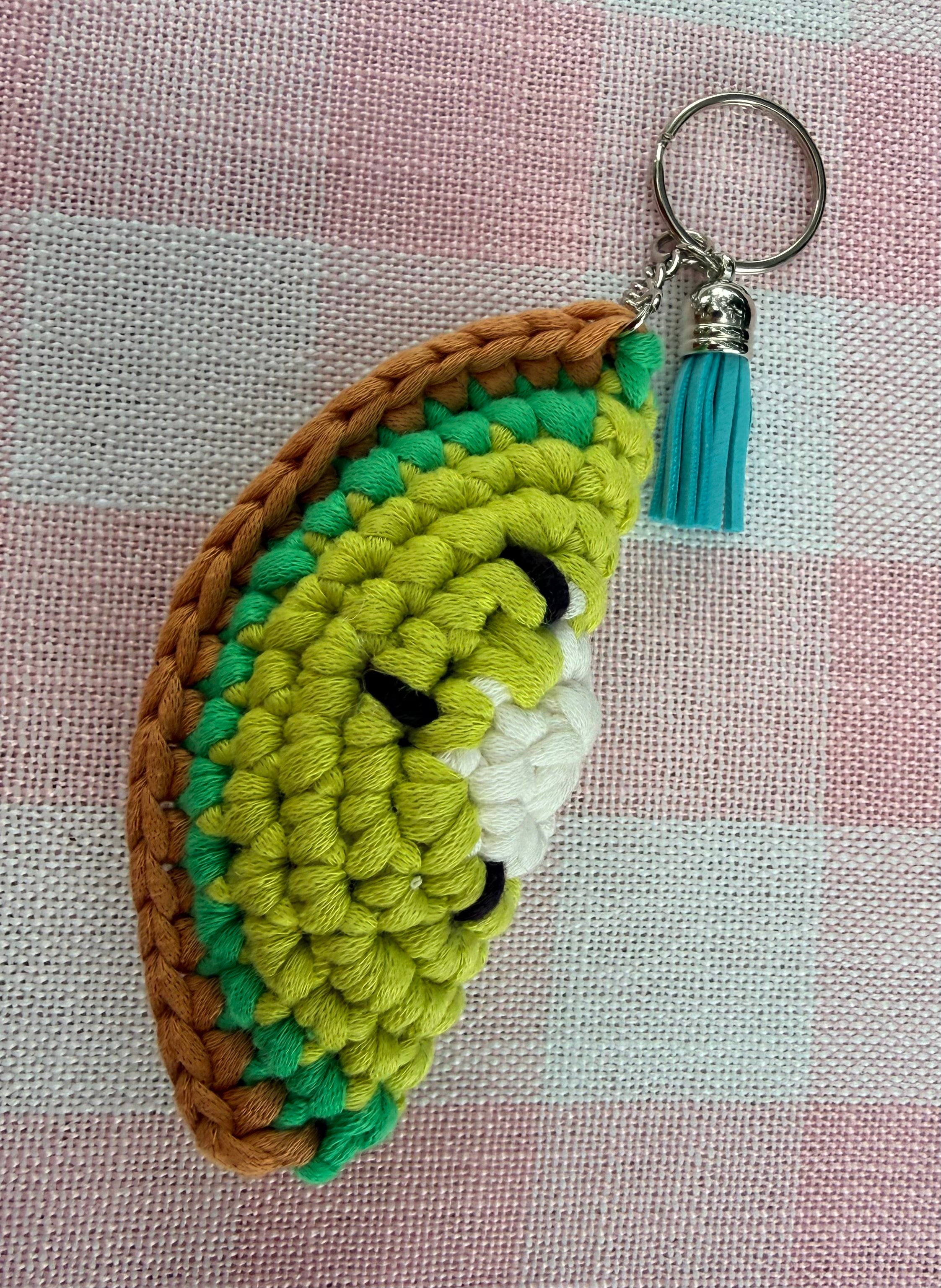 Kiwi Slice Keychain