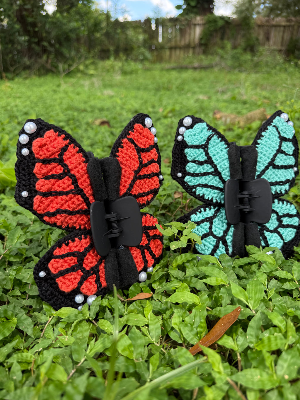 Butterfly Hair Claw Clip