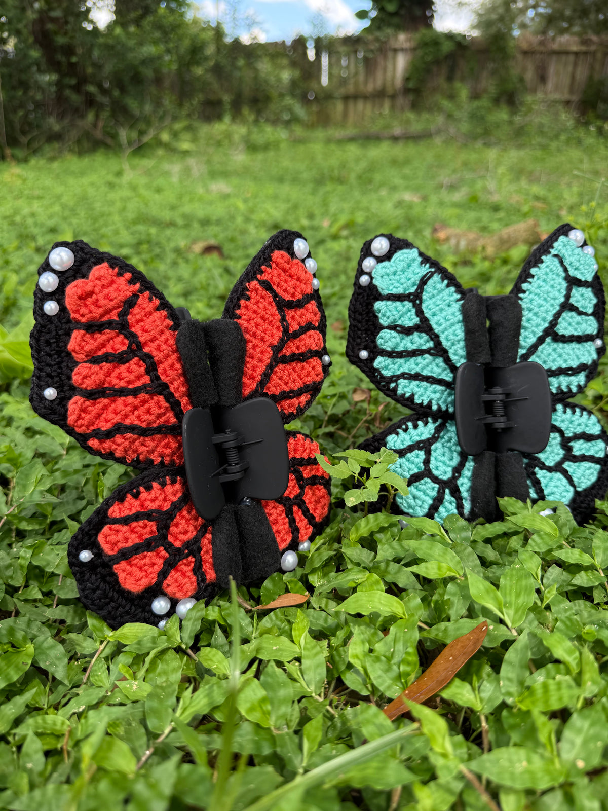 Butterfly Hair Claw Clip