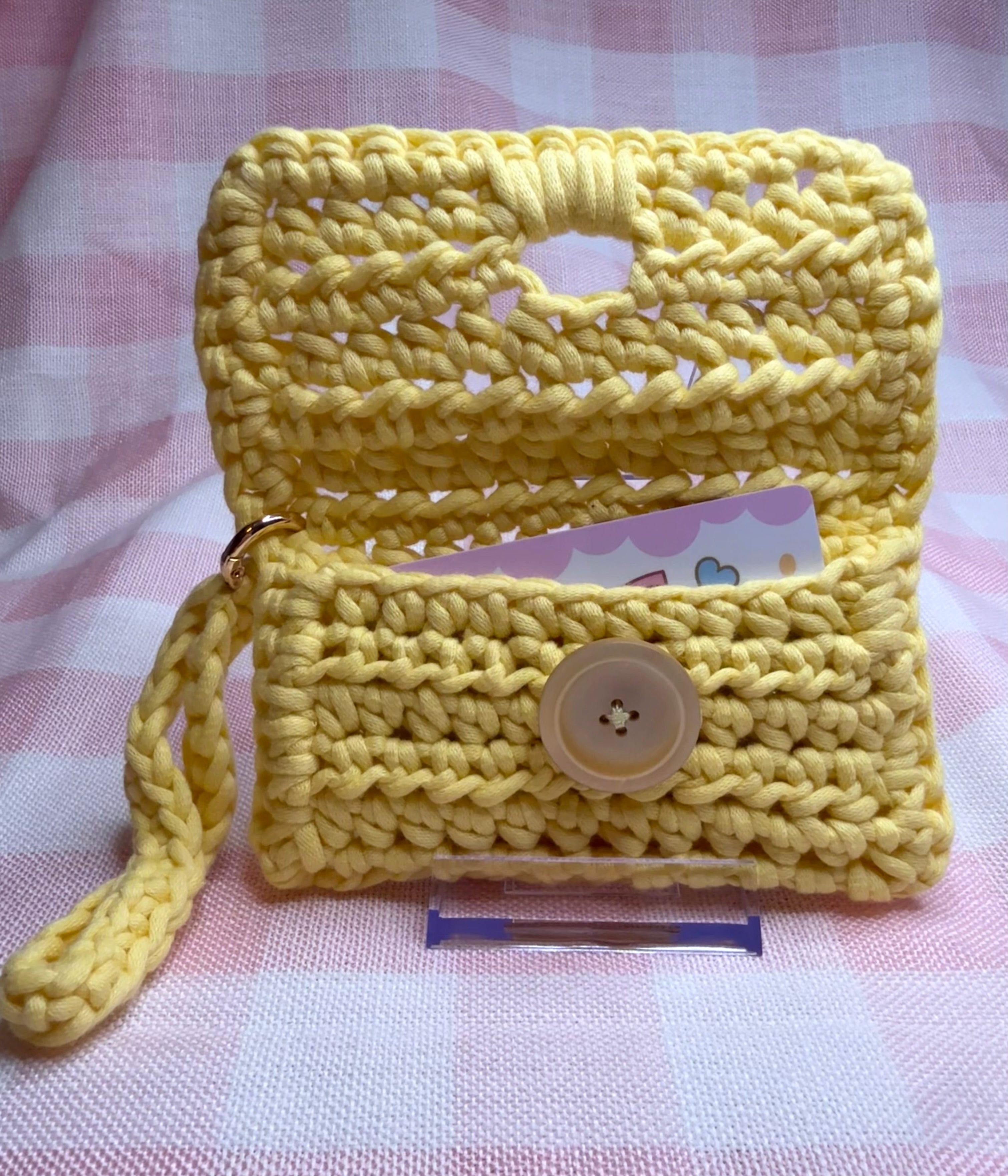Yellow Wrist Wallet