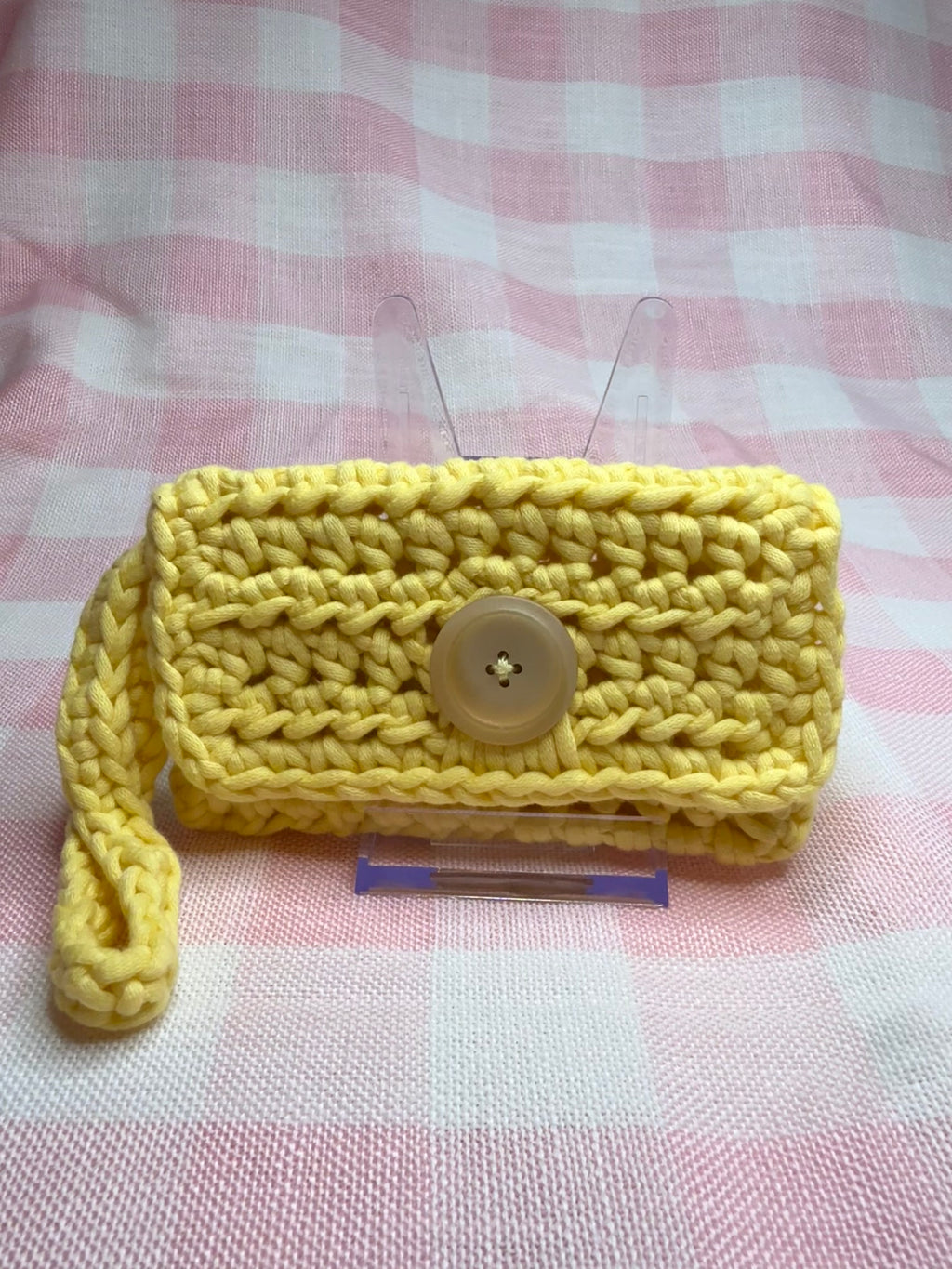 Yellow Wrist Wallet