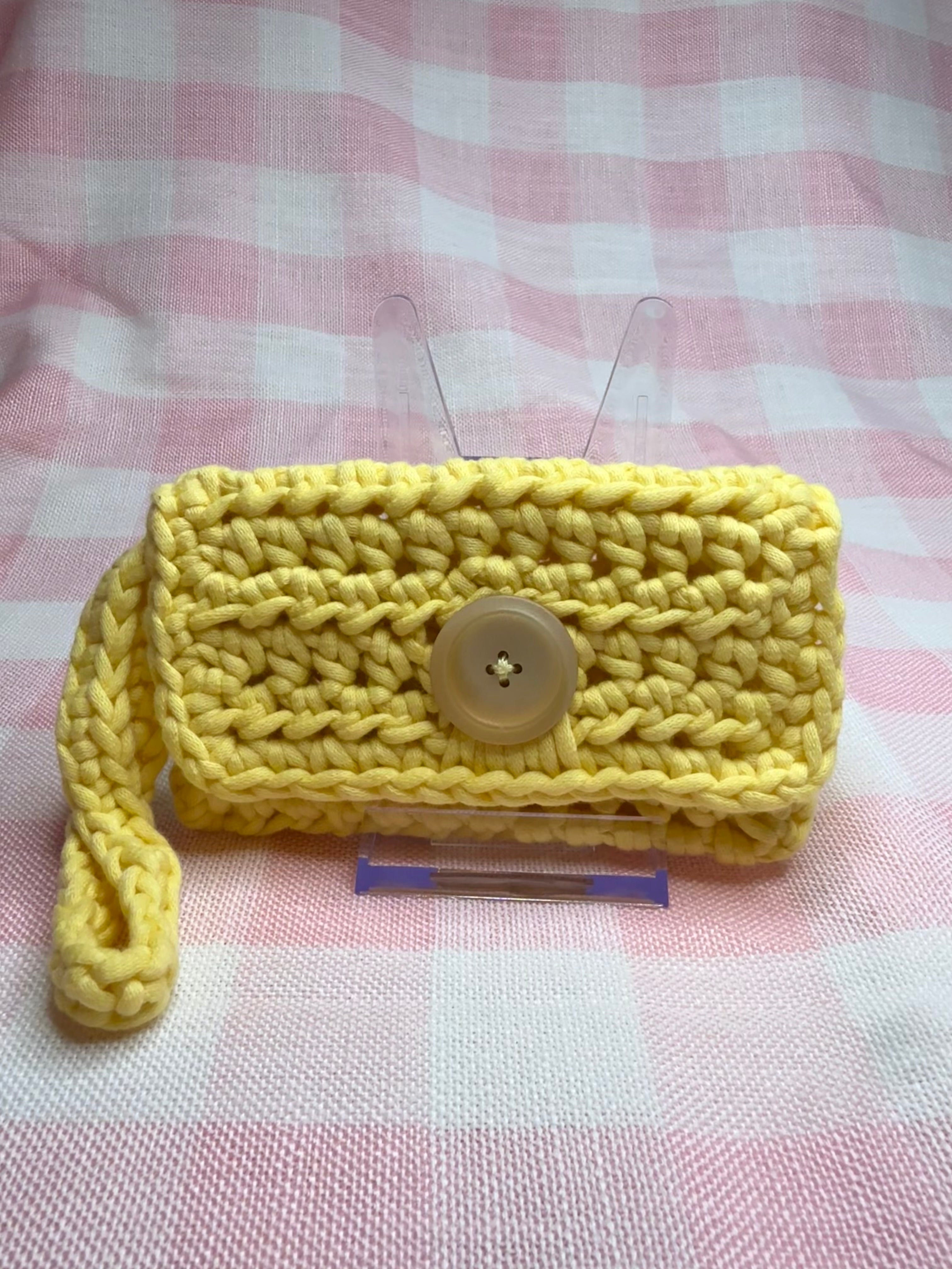 Yellow Wrist Wallet