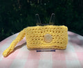 Yellow Wrist Wallet
