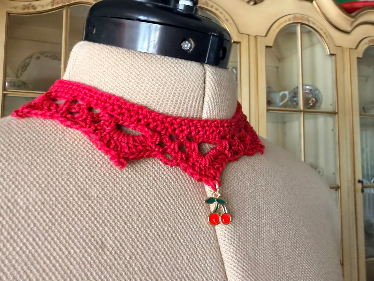 Charming Red Choker