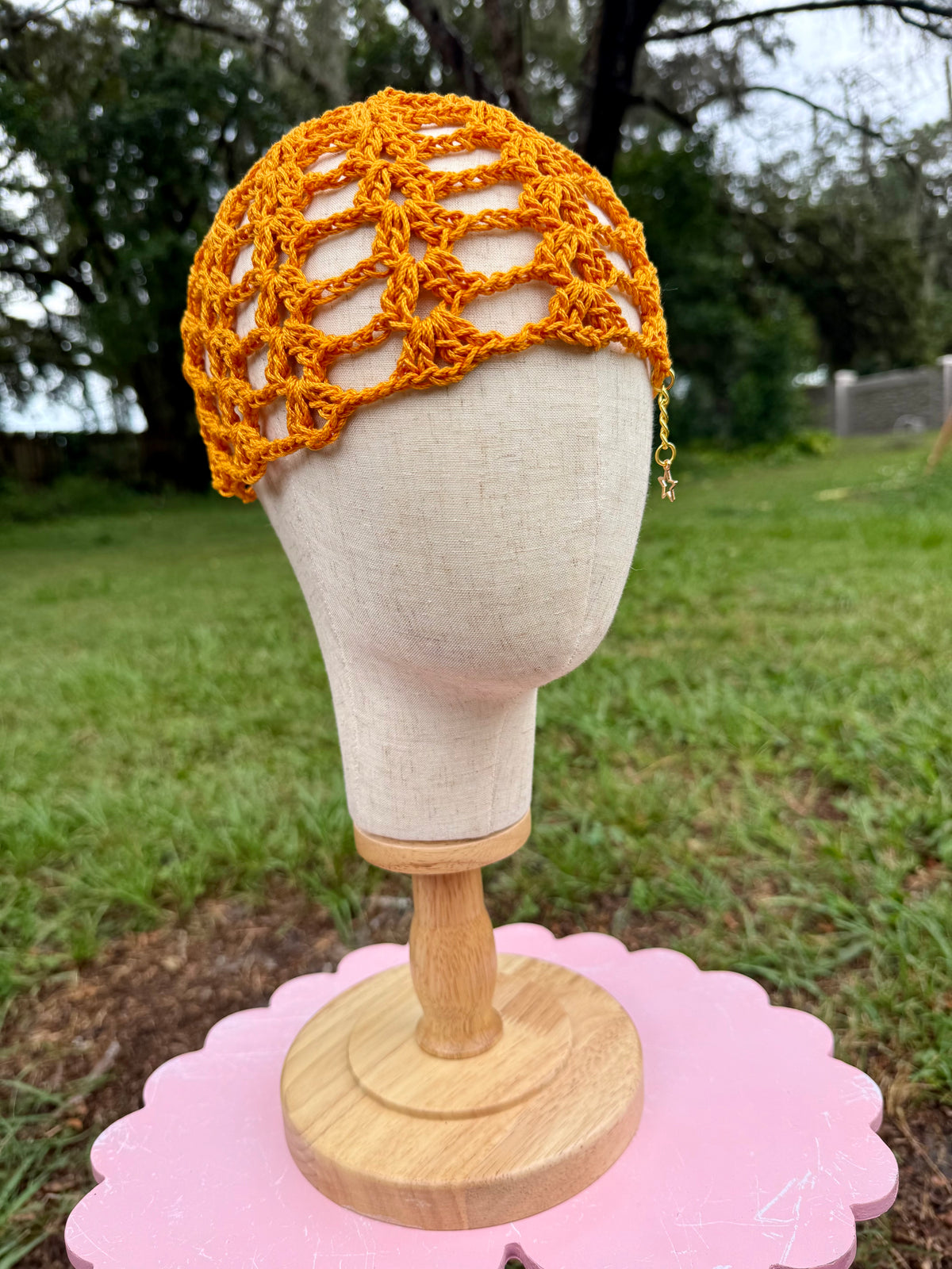 Golden Charm Me Lace Beanie