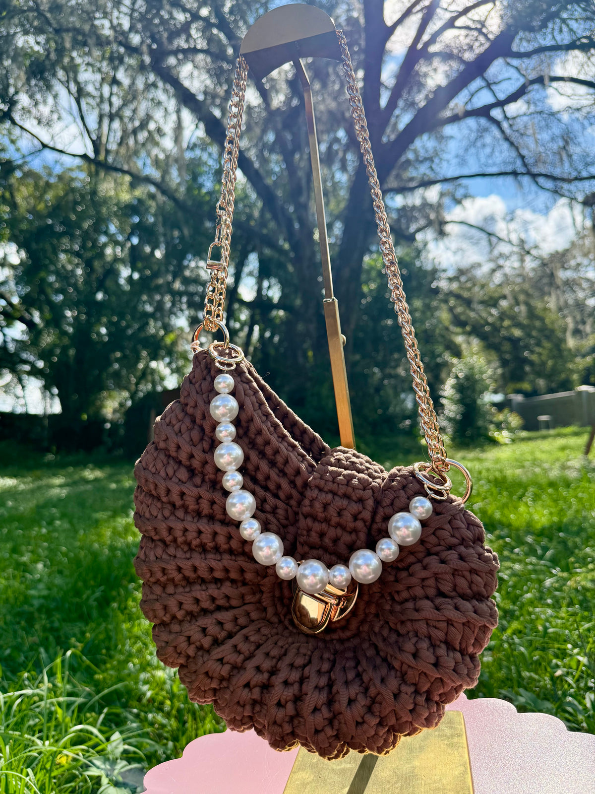 Mocha Shell Bag