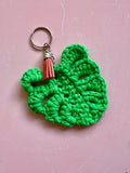 Monstera Leaf Keychain