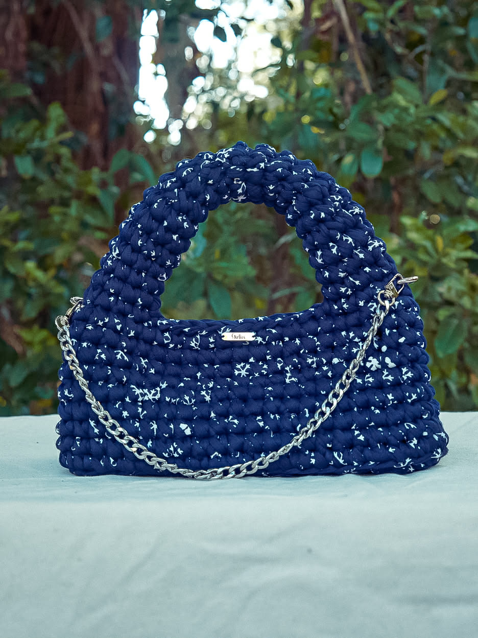 Midnight Snowfall Handbag