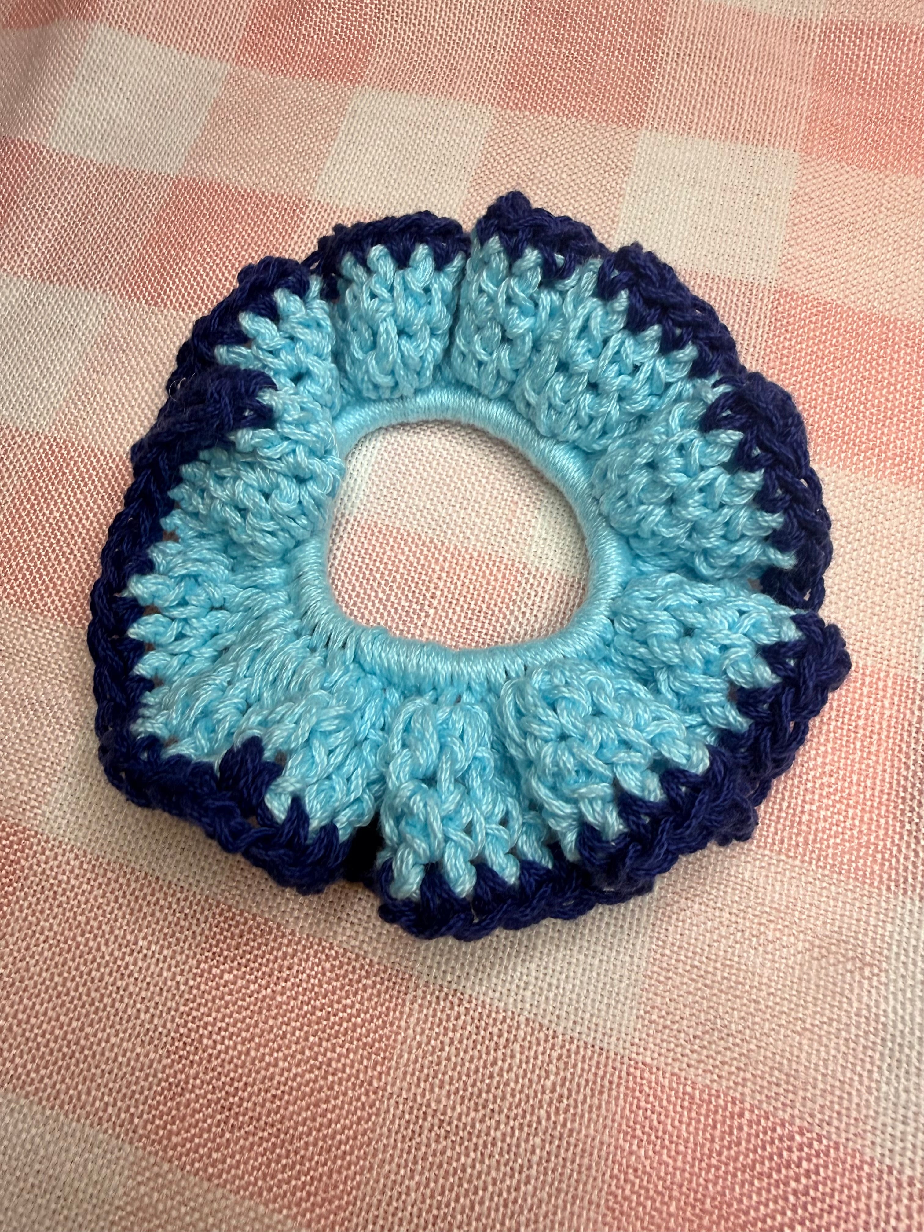 Light Blue Scrunchie