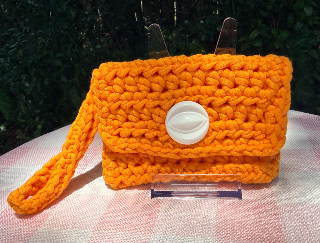 Orange Wrist Wallet