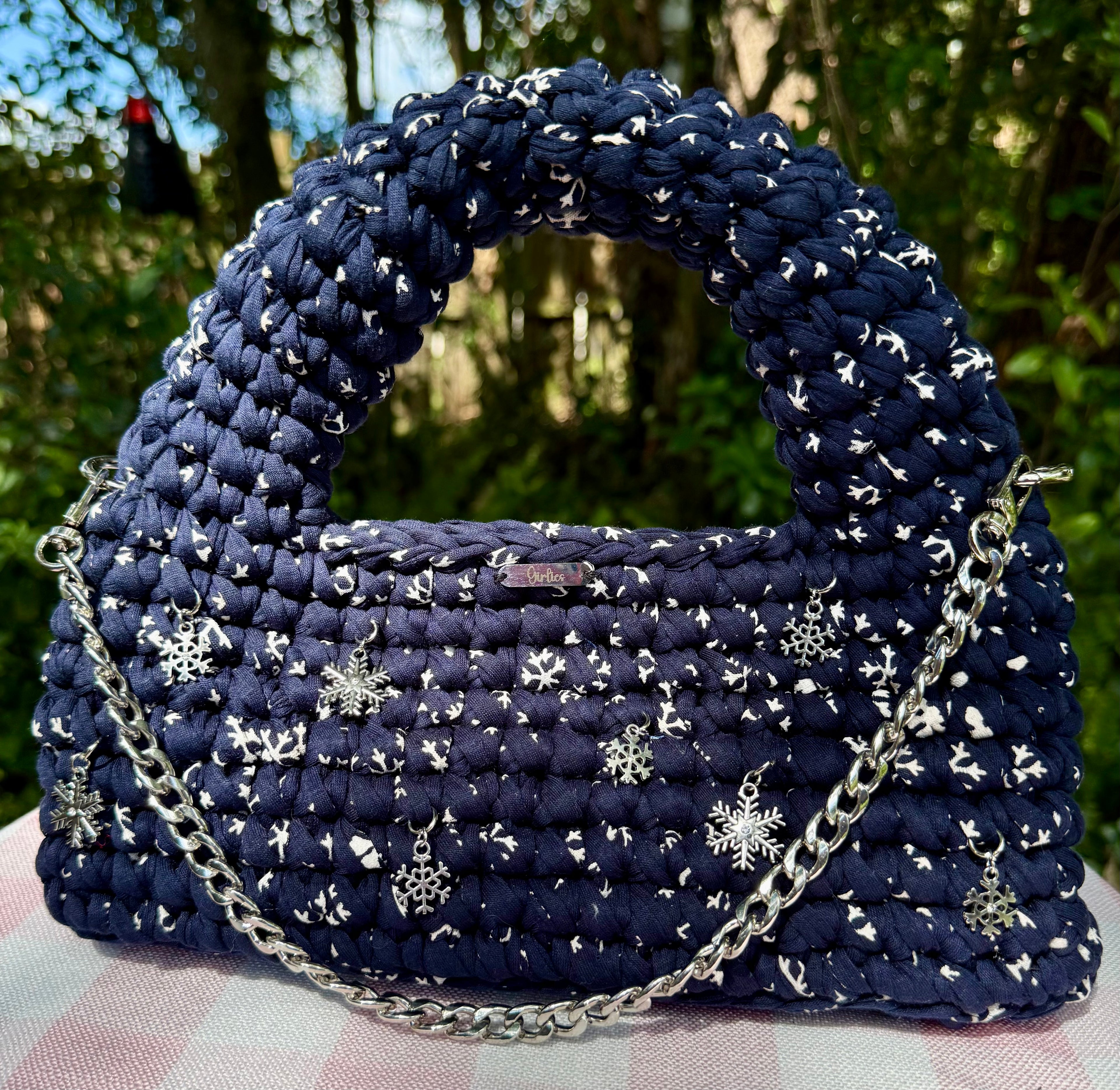 Charming Snowfall Handbag
