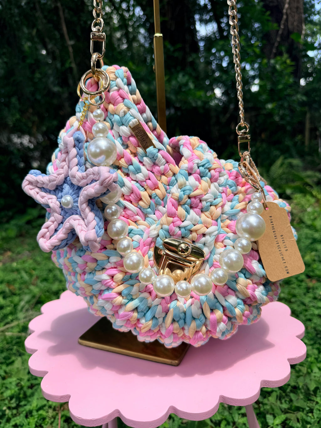 Pastel Shell Bag