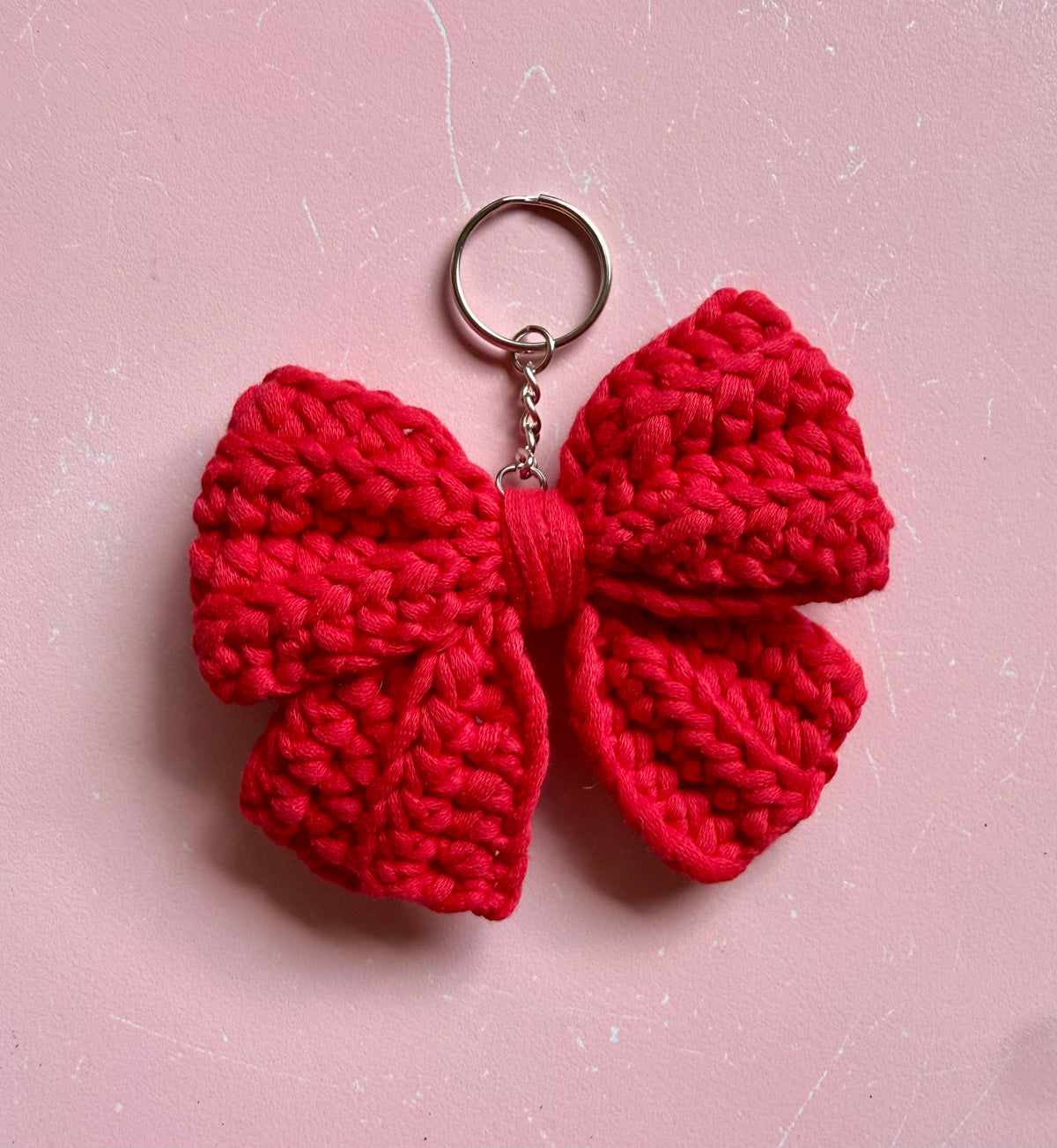 Red Bow Keychain
