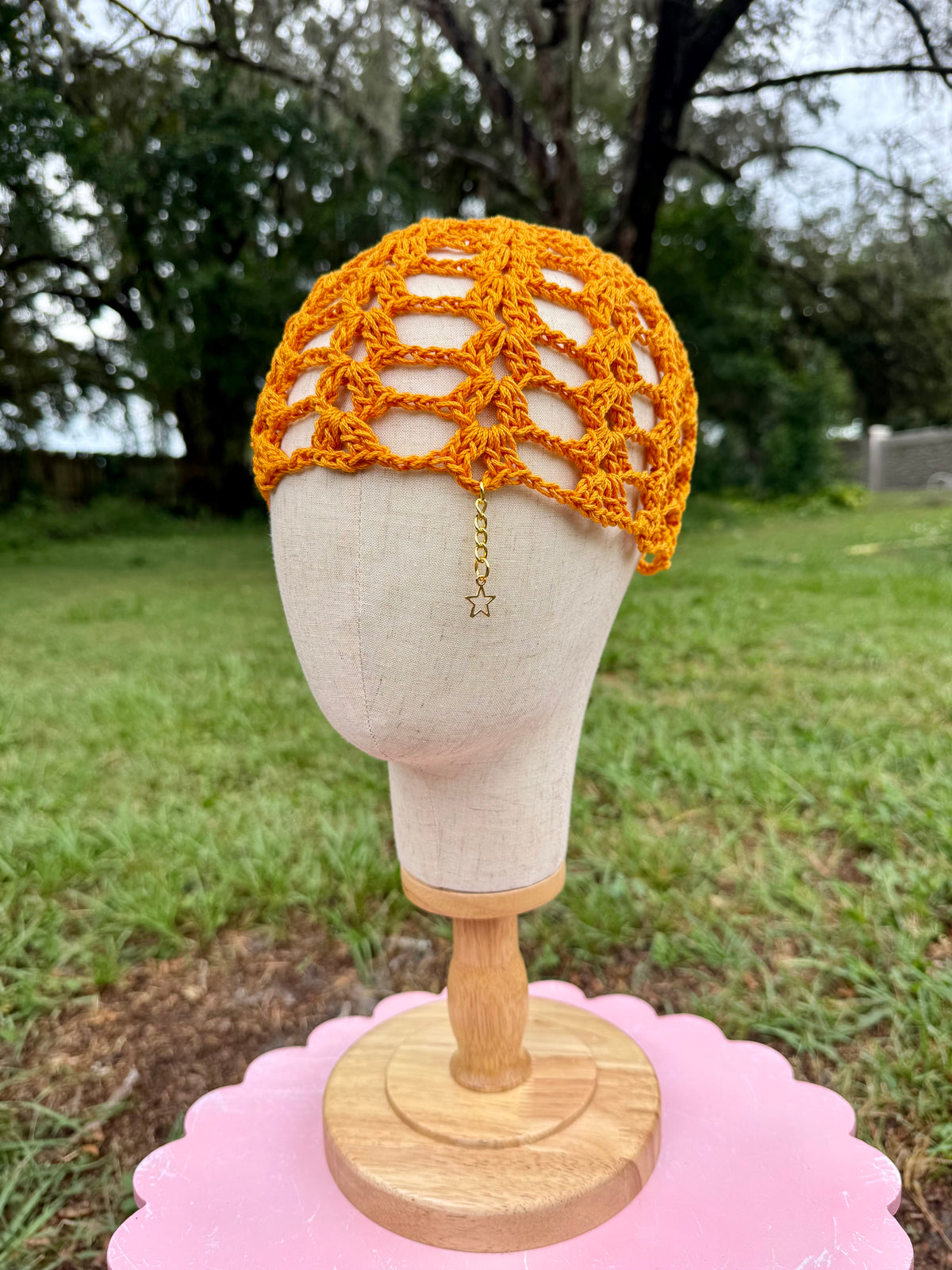 Golden Charm Me Lace Beanie