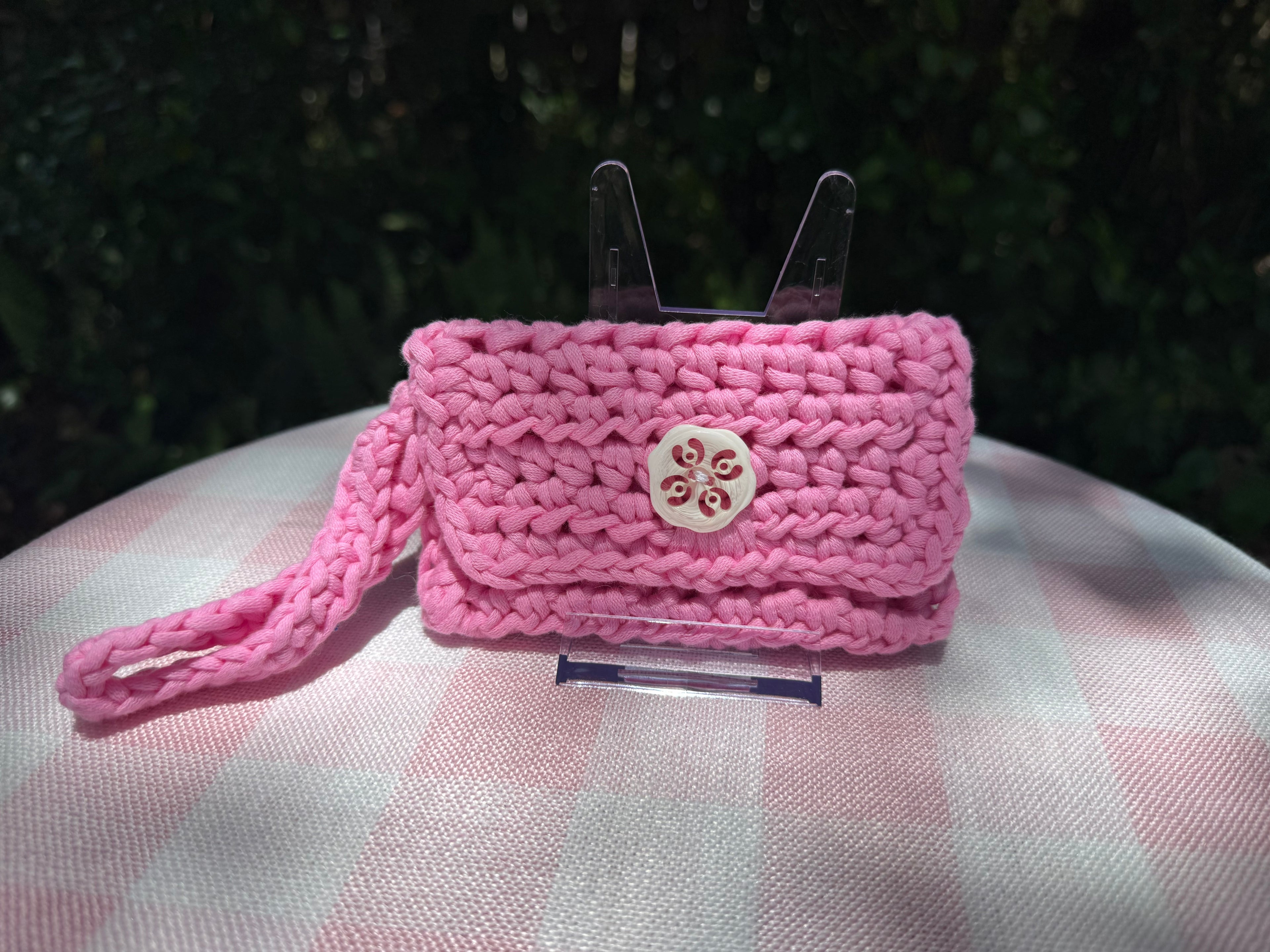 Pink Wrist Wallet