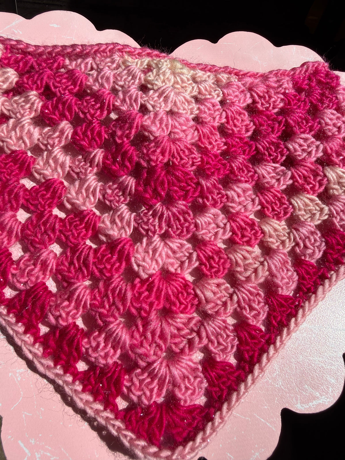 Pink Granny Bandana