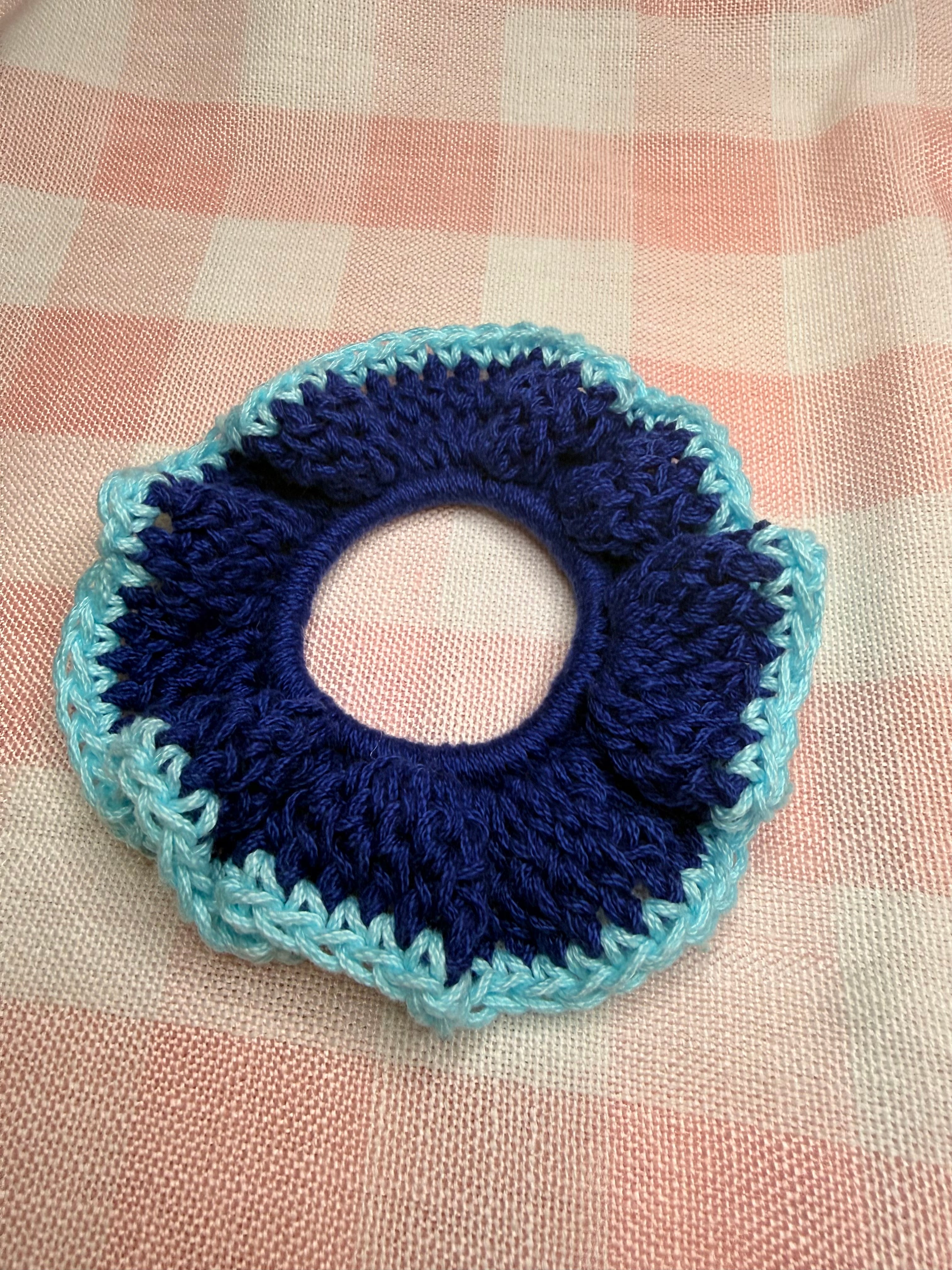 Dark Blue Scrunchie