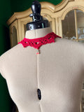 Charming Red Choker