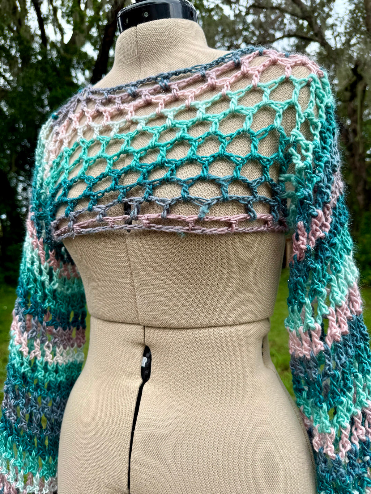 Teal Princess Shrug