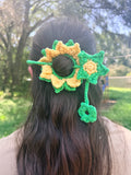 Floral Hair Bun Pin
