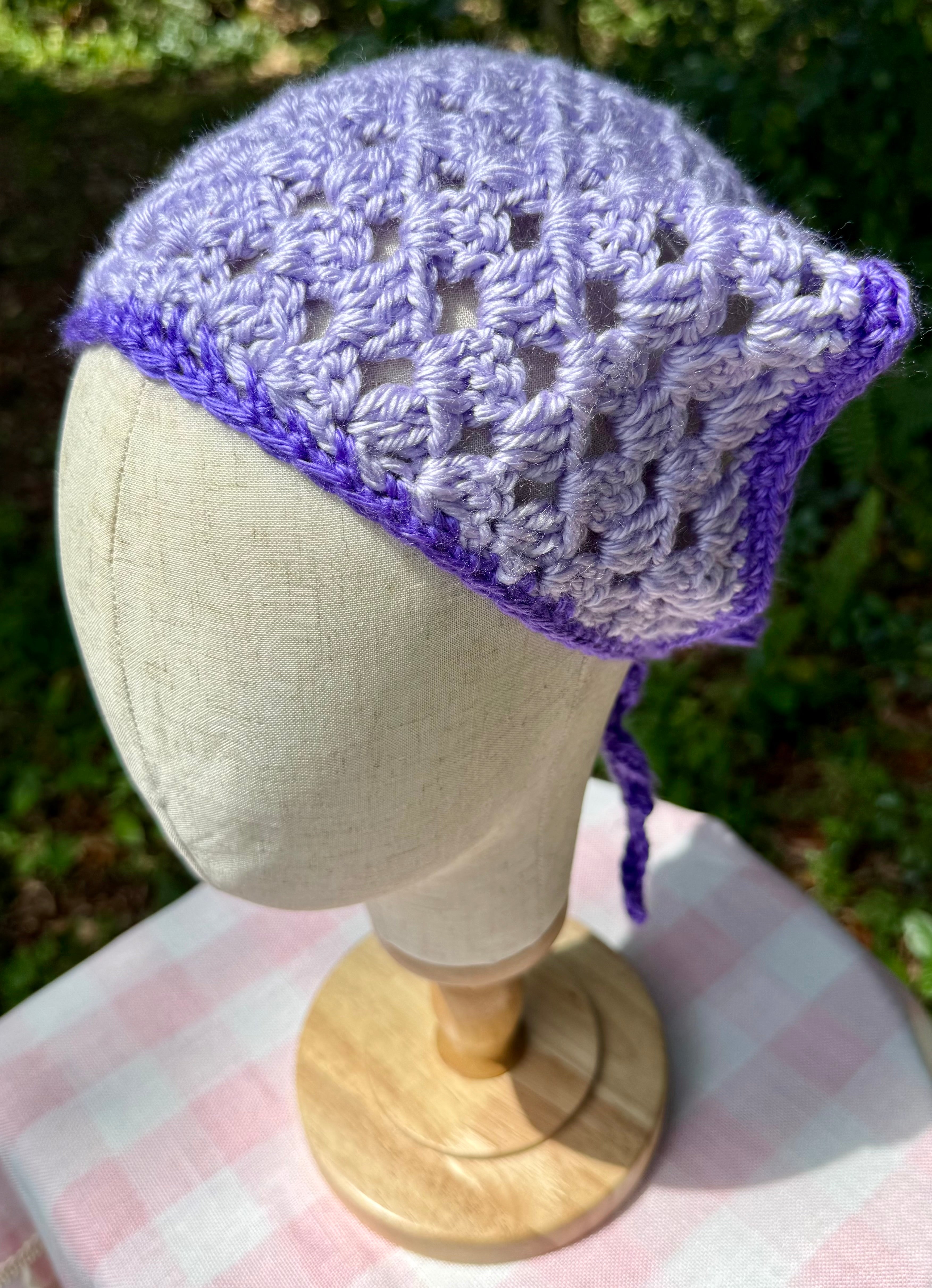 Purple Bandana